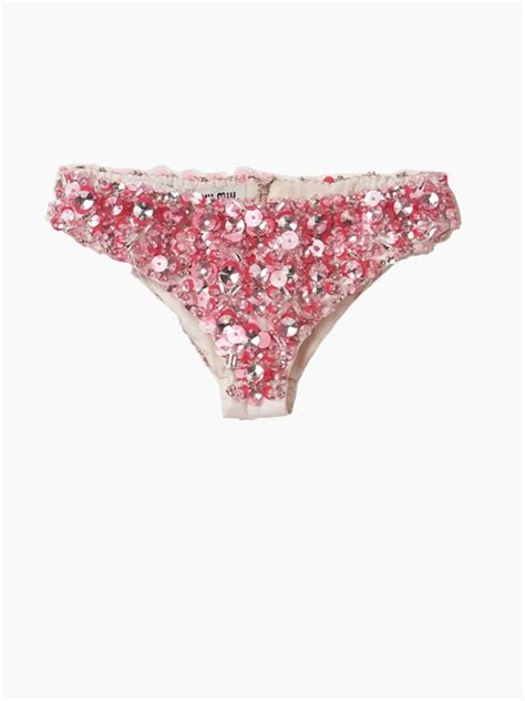 miu miu sparkly knickers|I Road.